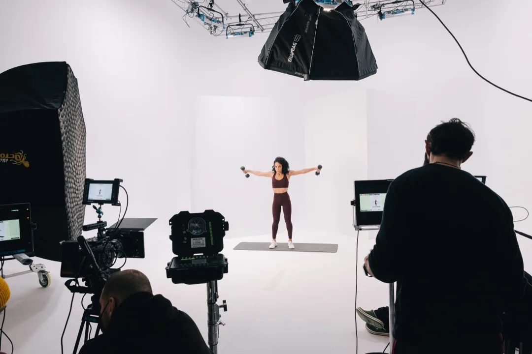 Studio lighting setup